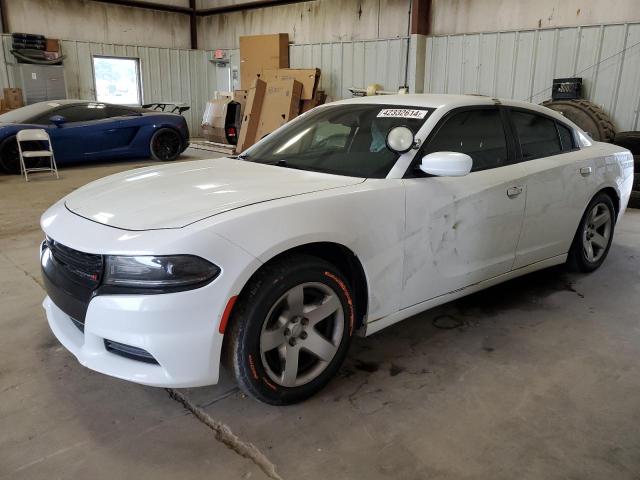 2C3CDXAGXFH801498 - 2015 DODGE CHARGER POLICE WHITE photo 1