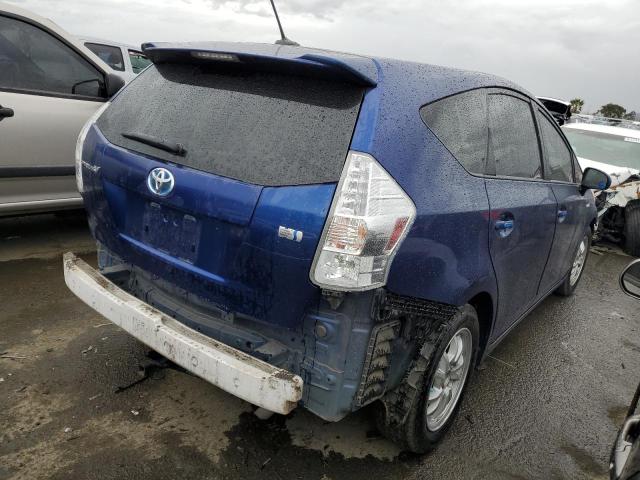 JTDZN3EU3EJ003482 - 2014 TOYOTA PRIUS V BLUE photo 3