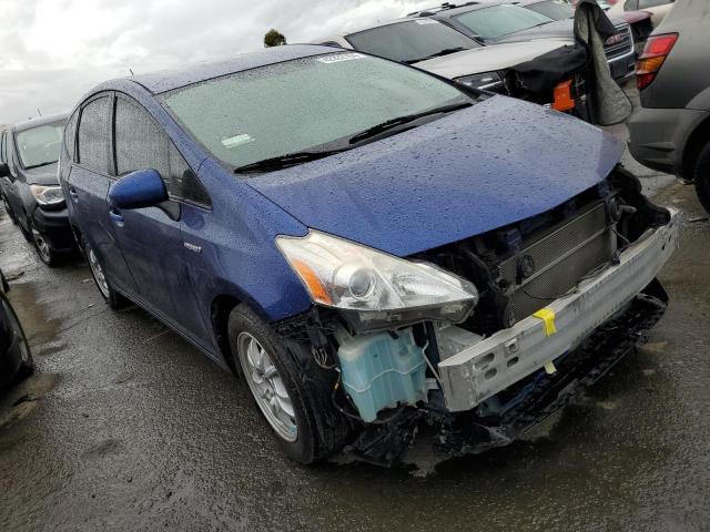 JTDZN3EU3EJ003482 - 2014 TOYOTA PRIUS V BLUE photo 4