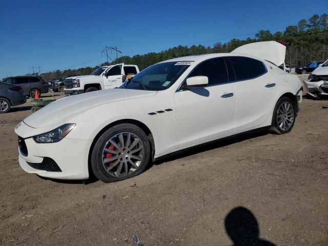 ZAM57RTA4E1089496 - 2014 MASERATI GHIBLI S WHITE photo 1