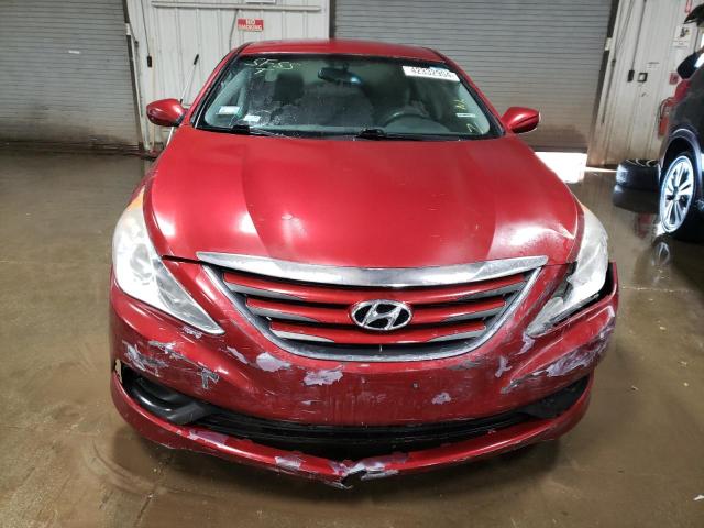 5NPEB4AC5EH940000 - 2014 HYUNDAI SONATA GLS RED photo 5