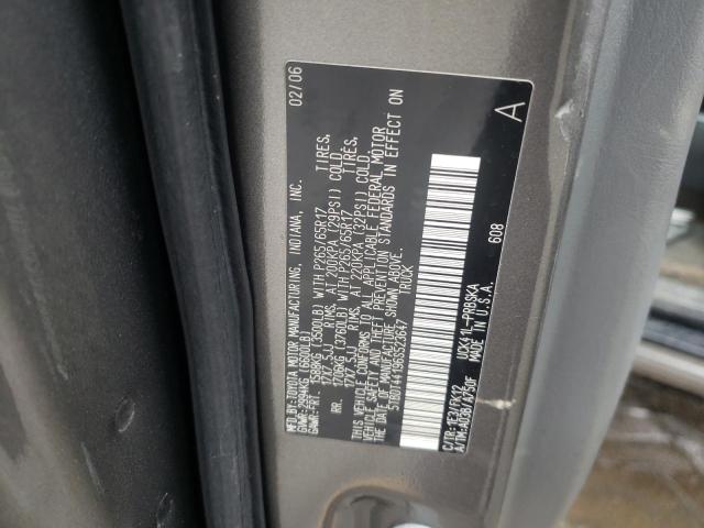 5TBDT44196S523647 - 2006 TOYOTA TUNDRA DOUBLE CAB SR5 GRAY photo 12