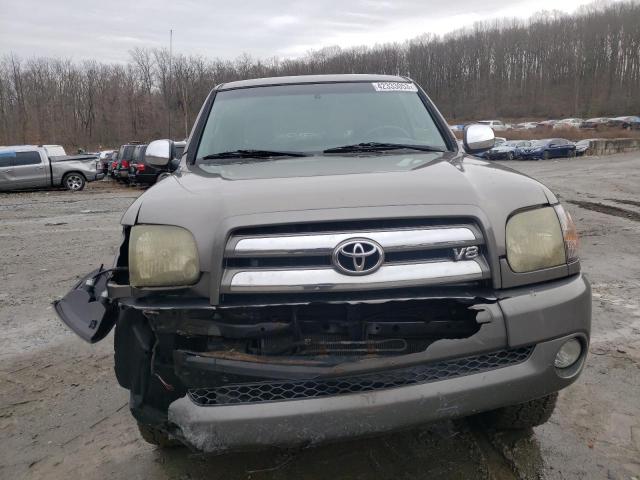 5TBDT44196S523647 - 2006 TOYOTA TUNDRA DOUBLE CAB SR5 GRAY photo 5