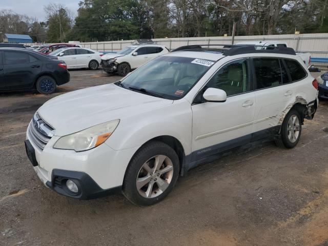 4S4BRBLC3E3325923 - 2014 SUBARU OUTBACK 2.5I LIMITED WHITE photo 1