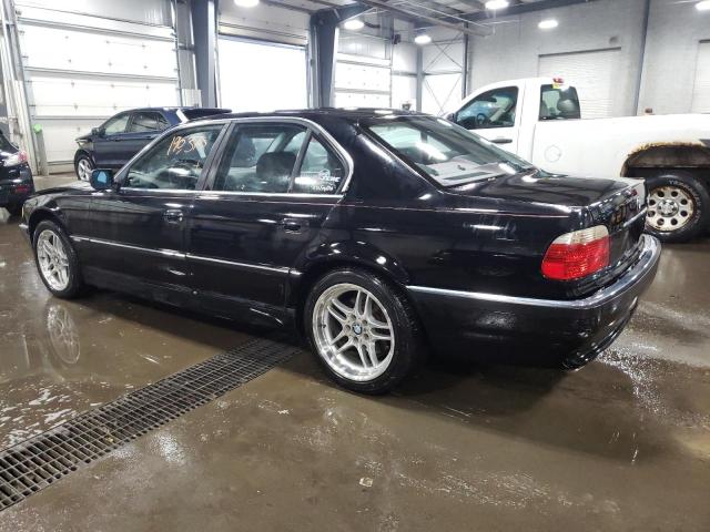 WBAGG83441DN89259 - 2001 BMW 740 I AUTOMATIC BLACK photo 2