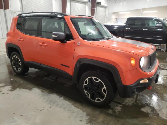 ZACCJBCT0FPB61521 - 2015 JEEP RENEGADE TRAILHAWK ORANGE photo 4