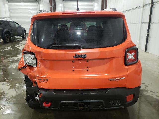 ZACCJBCT0FPB61521 - 2015 JEEP RENEGADE TRAILHAWK ORANGE photo 6