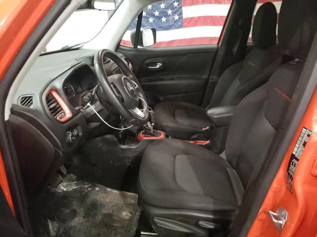 ZACCJBCT0FPB61521 - 2015 JEEP RENEGADE TRAILHAWK ORANGE photo 7