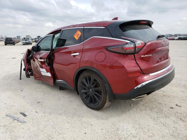 5N1AZ2CJ8PC142725 - 2023 NISSAN MURANO SL MAROON photo 2