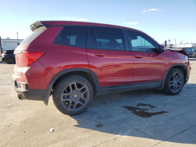 5FNYF7H52NB001315 - 2022 HONDA PASSPORT EXL RED photo 3