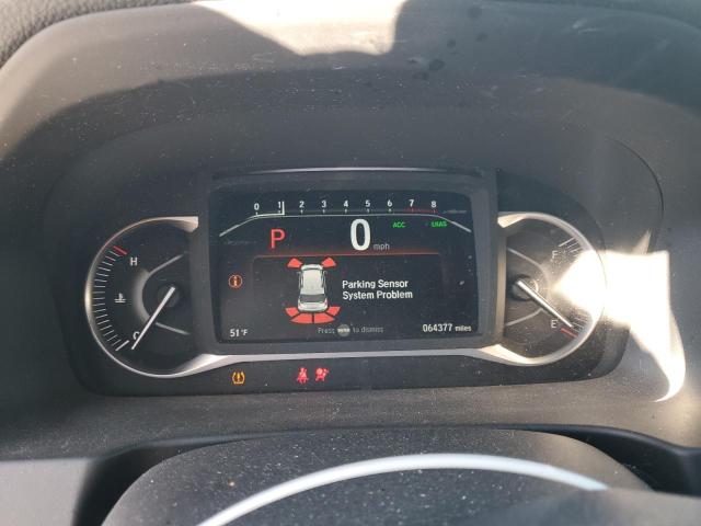 5FNYF7H52NB001315 - 2022 HONDA PASSPORT EXL RED photo 9