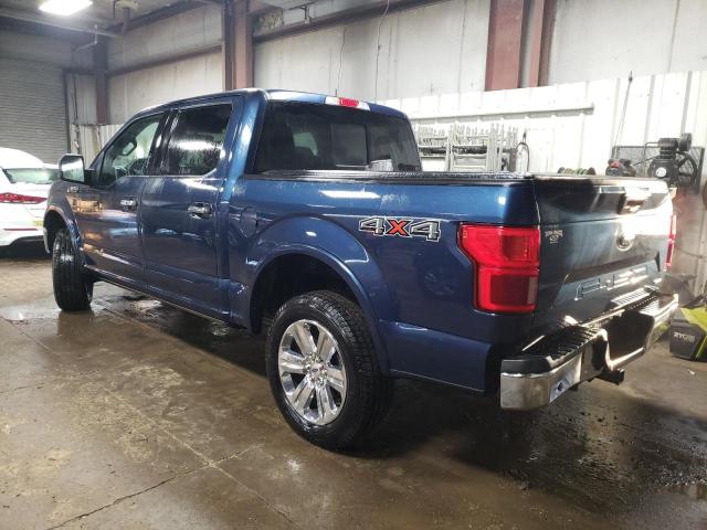 1FTEW1E43KFC42576 - 2019 FORD F150 SUPERCREW BLUE photo 2