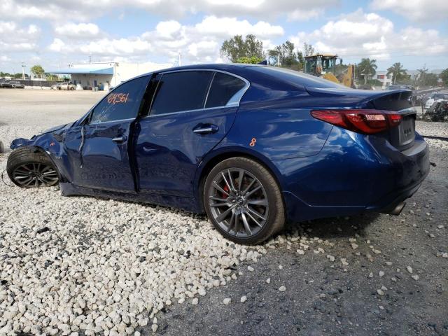 JN1FV7AP9KM760278 - 2019 INFINITI Q50 RED SPORT 400 BLUE photo 2