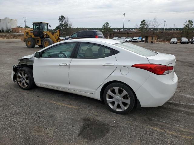 5NPDH4AE8DH237193 - 2013 HYUNDAI ELANTRA GLS WHITE photo 2