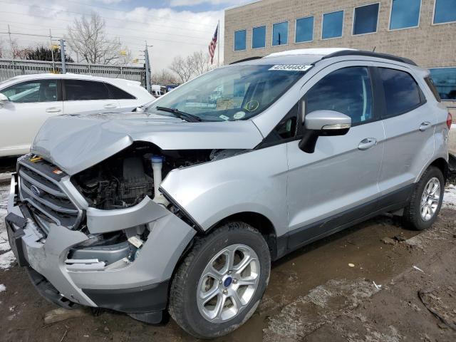 MAJ6P1ULXJC197605 - 2018 FORD ECOSPORT SE SILVER photo 1