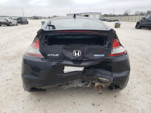 JHMZF1D62CS004732 - 2012 HONDA CR-Z EX BLACK photo 6