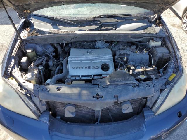 2T2HA31U75C083289 - 2005 LEXUS RX 330 BLUE photo 11