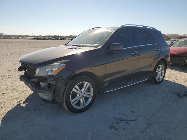 4JGDA5HB1EA411633 - 2014 MERCEDES-BENZ ML 350 4MATIC BROWN photo 1