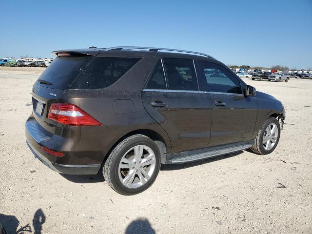 4JGDA5HB1EA411633 - 2014 MERCEDES-BENZ ML 350 4MATIC BROWN photo 3