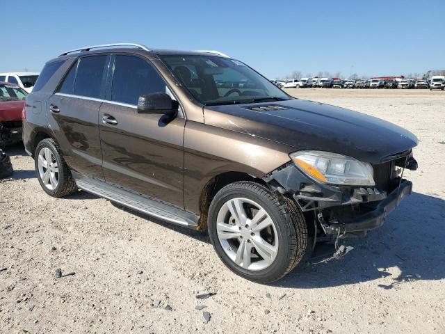 4JGDA5HB1EA411633 - 2014 MERCEDES-BENZ ML 350 4MATIC BROWN photo 4