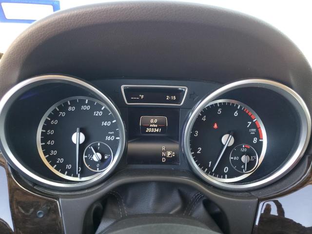 4JGDA5HB1EA411633 - 2014 MERCEDES-BENZ ML 350 4MATIC BROWN photo 9