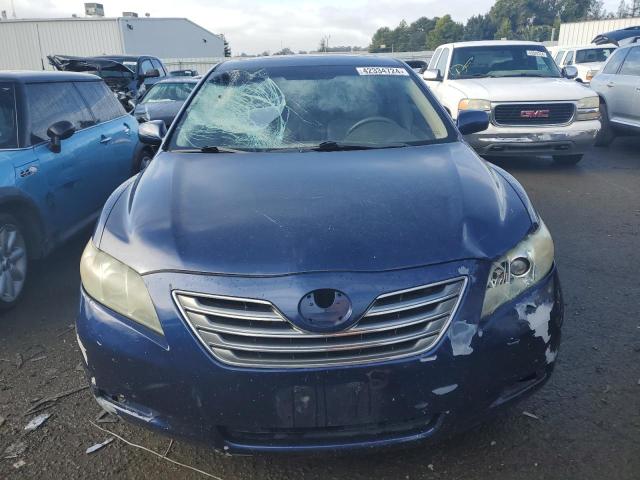 4T1BB46K27U005024 - 2007 TOYOTA CAMRY HYBRID BLUE photo 5