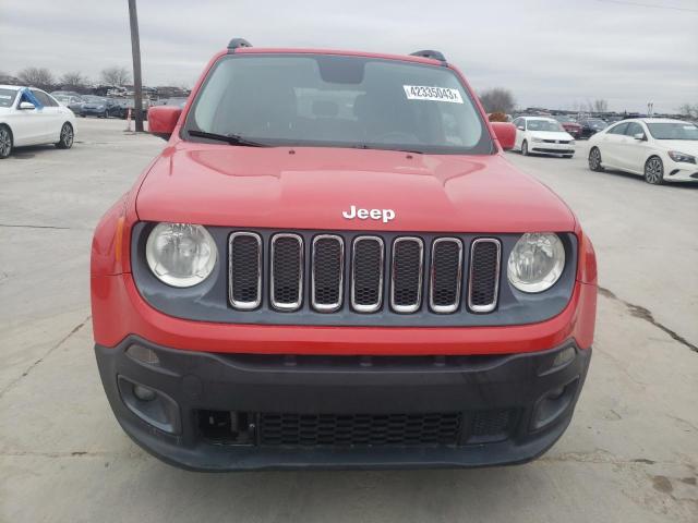 ZACCJABT4FPB44435 - 2015 JEEP RENEGADE LATITUDE RED photo 5