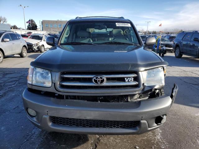 5TDBT48A94S225301 - 2004 TOYOTA SEQUOIA LIMITED GRAY photo 5