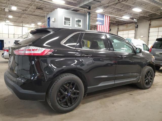 2FMPK4J93NBA11749 - 2022 FORD EDGE SEL BLACK photo 3