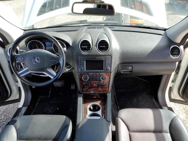 4JGBB8GB2BA698130 - 2011 MERCEDES-BENZ ML 350 4MATIC WHITE photo 8