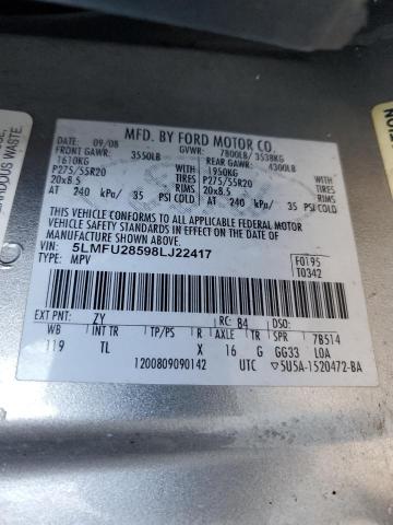 5LMFU28598LJ22417 - 2008 LINCOLN NAVIGATOR 银色 照片 13