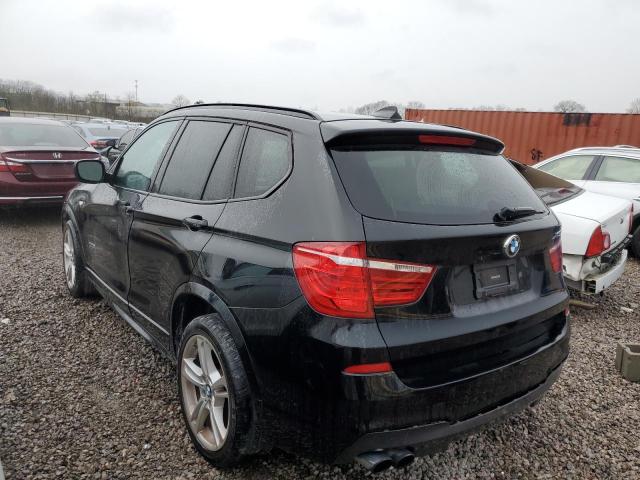 5UXWX9C59D0A31241 - 2013 BMW X3 XDRIVE28I BLACK photo 2