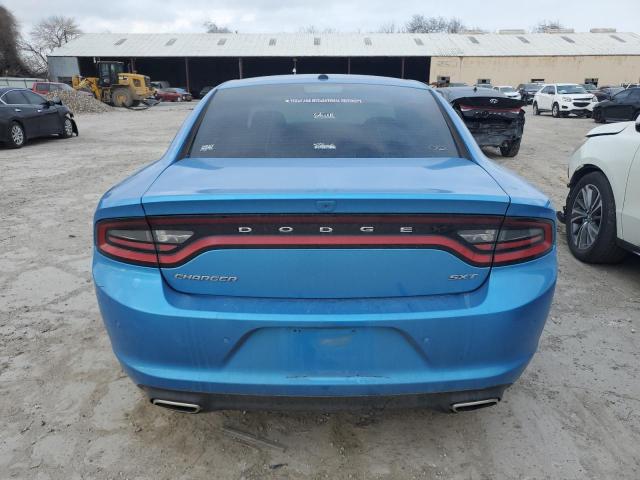 2C3CDXBG0JH319128 - 2018 DODGE CHARGER SXT BLUE photo 6