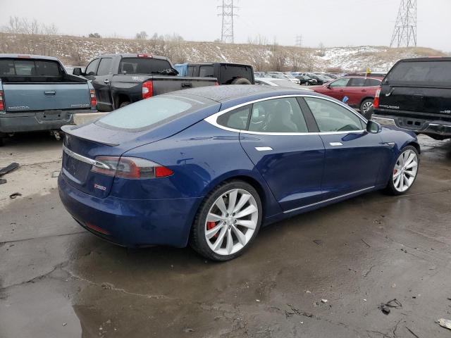 5YJSA1E44GF152561 - 2016 TESLA MODEL S 蓝色 照片 3