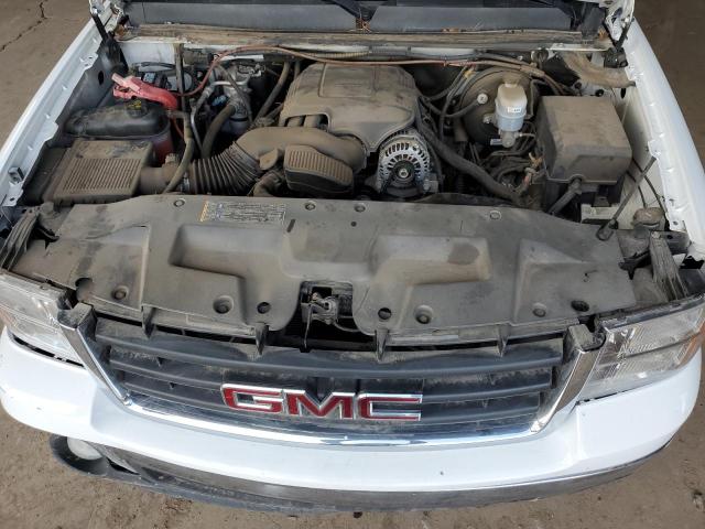 3GTEC23J89G182164 - 2009 GMC SIERRA C1500 SLE WHITE photo 11