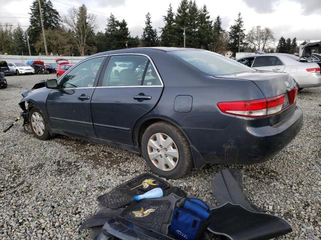 1HGCM56344A025016 - 2004 HONDA ACCORD LX BLUE photo 2