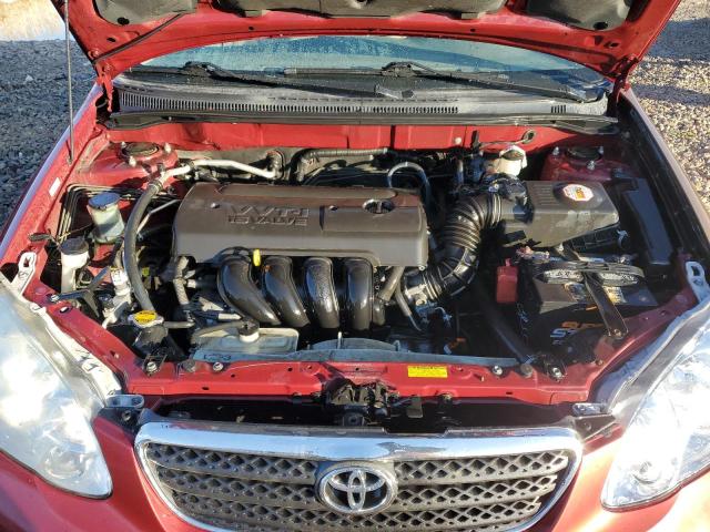 1NXBR30EX6Z638586 - 2006 TOYOTA COROLLA CE RED photo 11