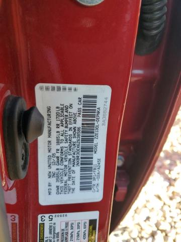 1NXBR30EX6Z638586 - 2006 TOYOTA COROLLA CE RED photo 12