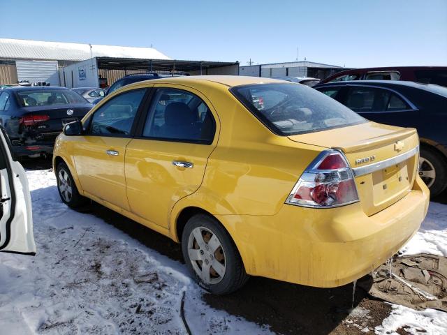 KL1TD5DE9AB125838 - 2010 CHEVROLET AVEO LS 黄色 照片 2
