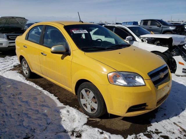 KL1TD5DE9AB125838 - 2010 CHEVROLET AVEO LS 黄色 照片 4
