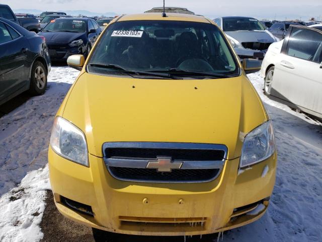 KL1TD5DE9AB125838 - 2010 CHEVROLET AVEO LS 黄色 照片 5