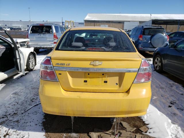 KL1TD5DE9AB125838 - 2010 CHEVROLET AVEO LS 黄色 照片 6