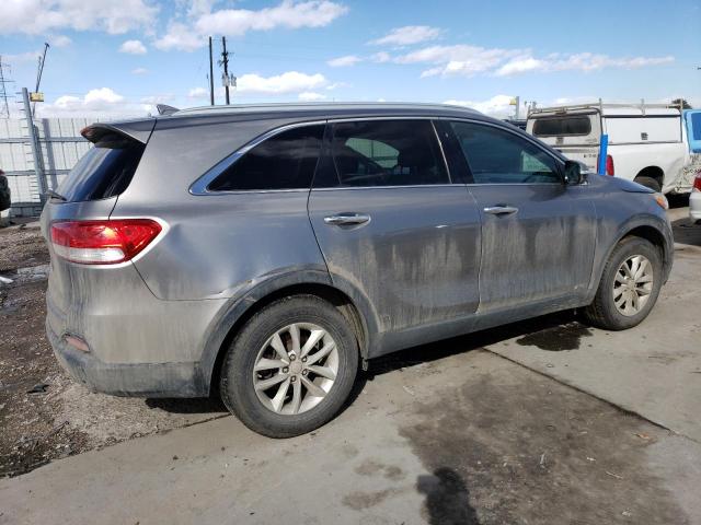 5XYPGDA34GG057154 - 2016 KIA SORENTO LX GRAY photo 3