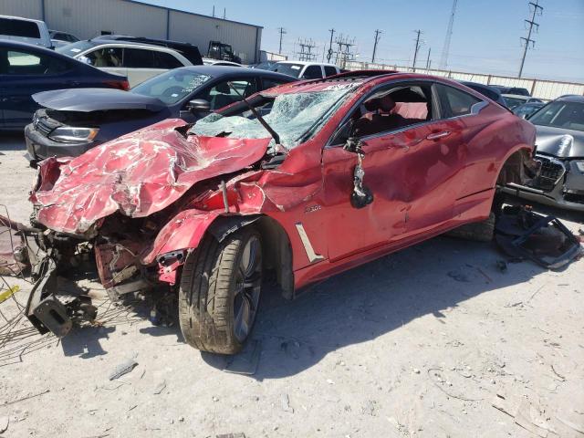 JN1FV7EK8JM530325 - 2018 INFINITI Q60 RED SPORT 400 RED photo 1