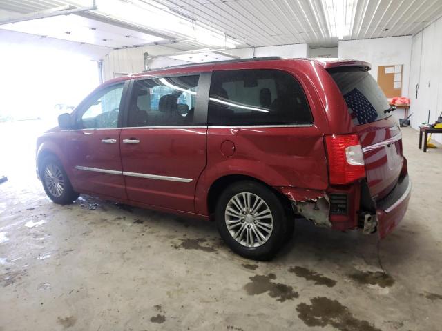 2C4RC1CGXER377901 - 2014 CHRYSLER TOWN & COU TOURING L RED photo 2