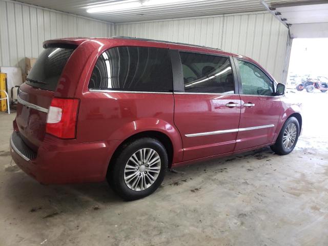 2C4RC1CGXER377901 - 2014 CHRYSLER TOWN & COU TOURING L RED photo 3