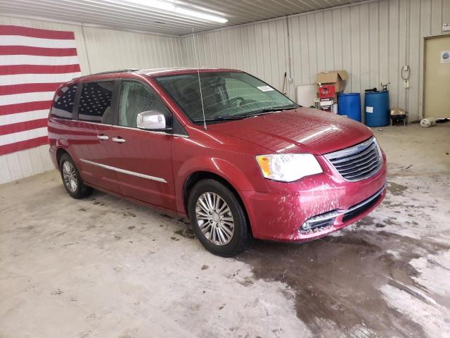 2C4RC1CGXER377901 - 2014 CHRYSLER TOWN & COU TOURING L RED photo 4