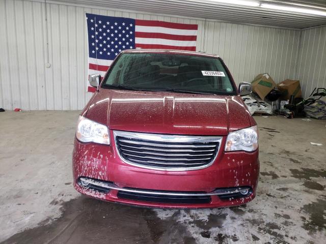 2C4RC1CGXER377901 - 2014 CHRYSLER TOWN & COU TOURING L RED photo 5