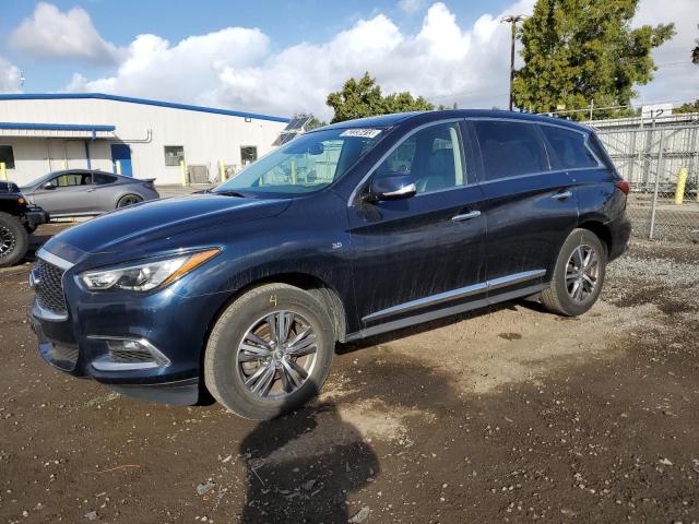 5N1DL0MN1LC527378 - 2020 INFINITI QX60 LUXE BLUE photo 1