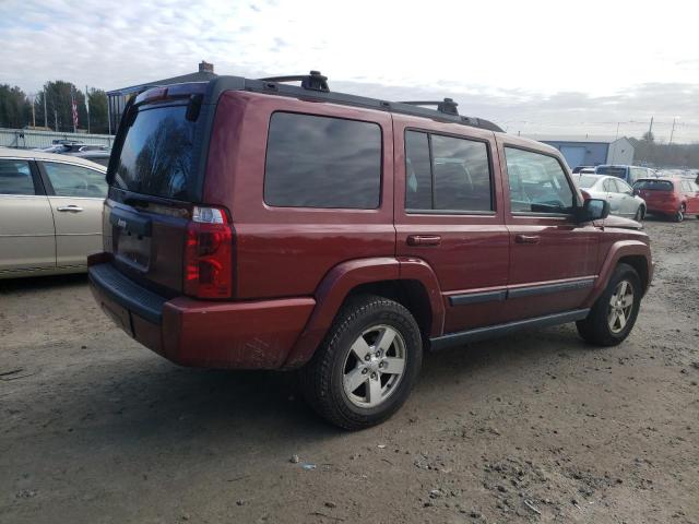 1J8HG48K77C573720 - 2007 JEEP COMMANDER BURGUNDY photo 3